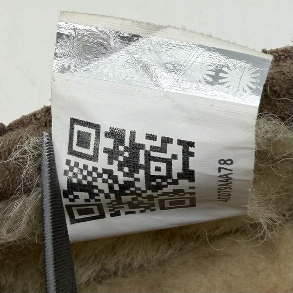 Ugg Dakota Shearling Lined Suede Slippers Moccasins Brown Women’s Size 10 - Picture 7 of 8